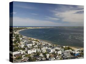 Curve of Cape Cod, Provincetown, Cape Cod, Massachusetts, USA-Walter Bibikow-Stretched Canvas