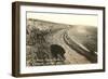 Curved Beach, Cardiff by the Sea, California-null-Framed Art Print