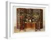 Curved Commode Table and Chinese Lacquered Eight Fold Screen, 1911-1912-Edwin Foley-Framed Giclee Print