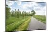 Curved Country Road along A Dutch Dike-Ruud Morijn-Mounted Photographic Print