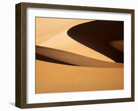 Curved Line-Yezimao-Framed Giclee Print