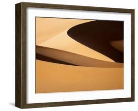 Curved Line-Yezimao-Framed Giclee Print