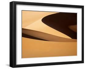 Curved Line-Yezimao-Framed Giclee Print