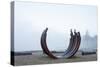 Curved Sculpture-Sharon Wish-Stretched Canvas