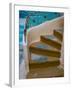 Curved Stairway in Athens, Greece-Tom Haseltine-Framed Photographic Print