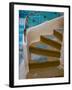 Curved Stairway in Athens, Greece-Tom Haseltine-Framed Photographic Print