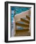 Curved Stairway in Athens, Greece-Tom Haseltine-Framed Photographic Print