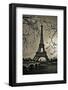 Curves of Eiffel-Sabri Irmak-Framed Art Print