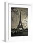 Curves of Eiffel-Sabri Irmak-Framed Art Print