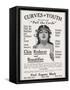 Curves of Youth, Humour Inventions Chin Reducer, Antiageing Skincare, UK, 1890-null-Framed Stretched Canvas