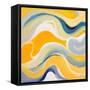 Curvilinear Bright I-Lanie Loreth-Framed Stretched Canvas