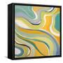 Curvilinear Bright II-Lanie Loreth-Framed Stretched Canvas