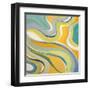 Curvilinear Bright II-Lanie Loreth-Framed Art Print