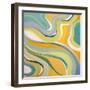 Curvilinear Bright II-Lanie Loreth-Framed Art Print