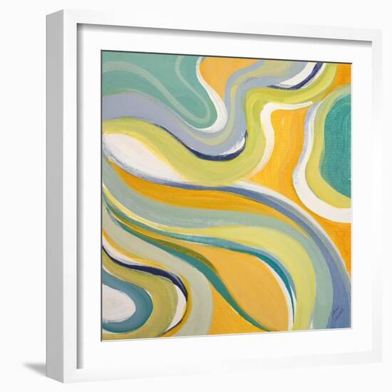 Curvilinear Bright II-Lanie Loreth-Framed Art Print