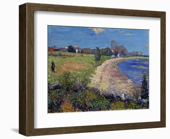 Curving Beach, New England-William James Glackens-Framed Giclee Print