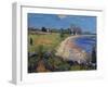 Curving Beach, New England-William James Glackens-Framed Giclee Print