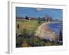 Curving Beach, New England-William James Glackens-Framed Giclee Print