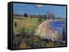 Curving Beach, New England-William James Glackens-Framed Stretched Canvas