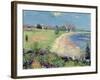 Curving Beach, New England-William James Glackens-Framed Giclee Print