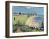 Curving Beach, New England-William James Glackens-Framed Giclee Print