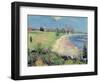 Curving Beach, New England-William James Glackens-Framed Giclee Print