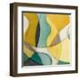 Curving Color Square I-Lanie Loreth-Framed Art Print