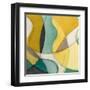 Curving Color Square I-Lanie Loreth-Framed Art Print