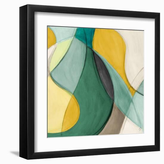 Curving Color Square II-Lanie Loreth-Framed Art Print