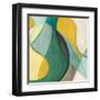 Curving Color Square II-Lanie Loreth-Framed Art Print