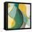 Curving Color Square II-Lanie Loreth-Framed Stretched Canvas