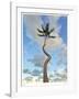 Curving Palm-John Gynell-Framed Giclee Print