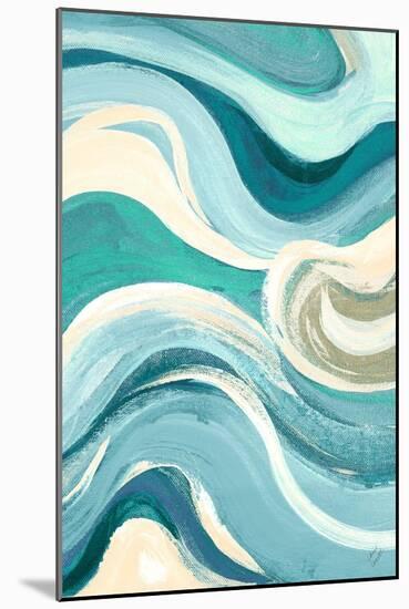 Curving Waves I-Lanie Loreth-Mounted Art Print