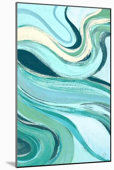 Curving Waves II-Lanie Loreth-Mounted Art Print