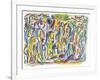 Curvy Crowd-Diana Ong-Framed Giclee Print