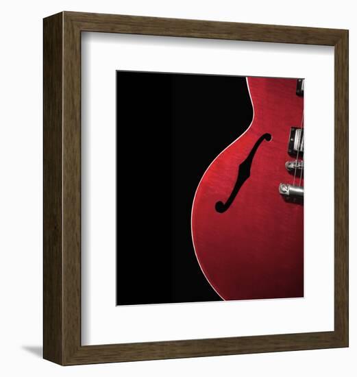 Curvy Gibson-null-Framed Art Print