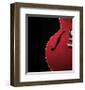 Curvy Gibson-null-Framed Art Print