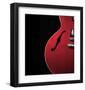 Curvy Gibson-null-Framed Art Print