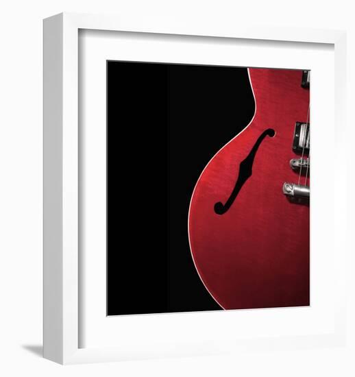 Curvy Gibson-null-Framed Art Print