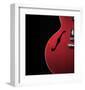 Curvy Gibson-null-Framed Art Print