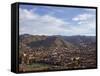 Cusco and Mountains, Peru, Peruviann, Latin America, Latin American South America-Simon Montgomery-Framed Stretched Canvas