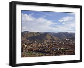 Cusco and Mountains, Peru, Peruviann, Latin America, Latin American South America-Simon Montgomery-Framed Photographic Print