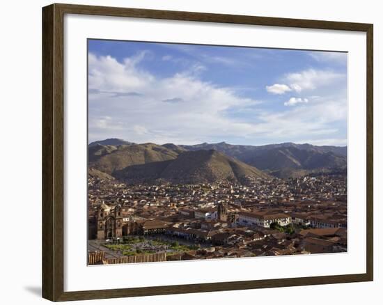 Cusco and Mountains, Peru, Peruviann, Latin America, Latin American South America-Simon Montgomery-Framed Photographic Print