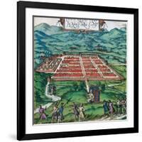 Cusco (Peru). 1576. Civitates Orbis Terrarum .-Tarker-Framed Photographic Print