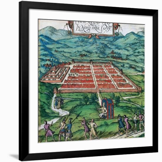 Cusco (Peru). 1576. Civitates Orbis Terrarum .-Tarker-Framed Photographic Print