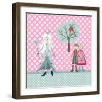 Cushion Snow Queen-Effie Zafiropoulou-Framed Giclee Print