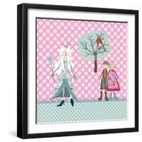 Cushion Snow Queen-Effie Zafiropoulou-Framed Giclee Print