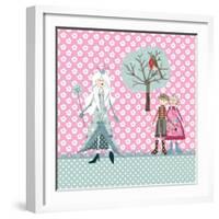 Cushion Snow Queen-Effie Zafiropoulou-Framed Giclee Print