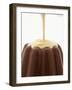 Custard Being Poured Over Chocolate Blancmange-Marc O^ Finley-Framed Photographic Print