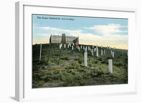 Custer Battlefield-null-Framed Art Print